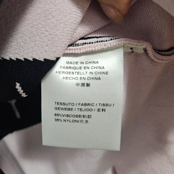 3.1 Philip Lim Peplum cardigan Women's Sz M Black  Red Pink Floral Designer - Picture 6 of 7